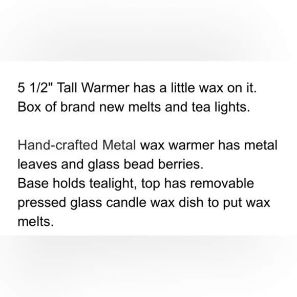 PartyLite Garden Lites aroma melt warmer - Picture 5 of 5